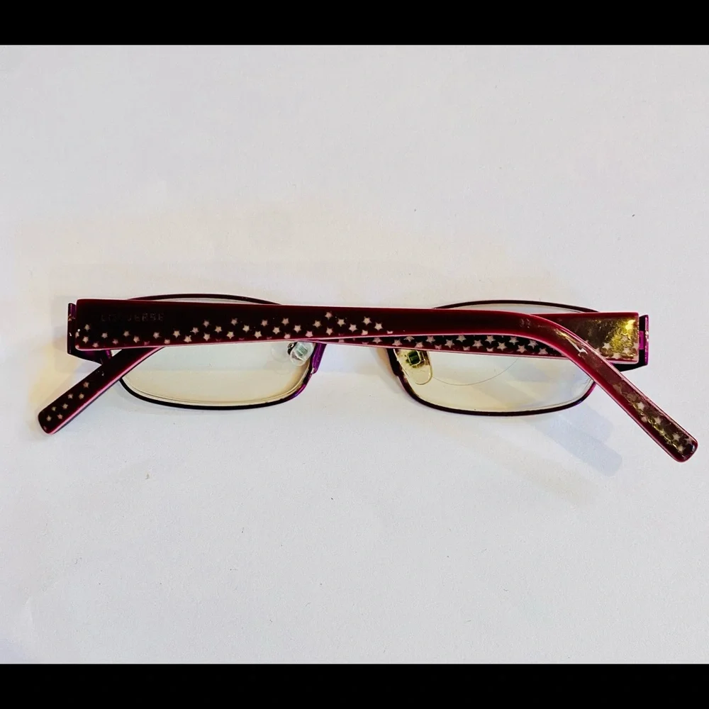 CONVERSE A061 Purple Kids Girls Eyeglasses Frame measurements of 46-16-130